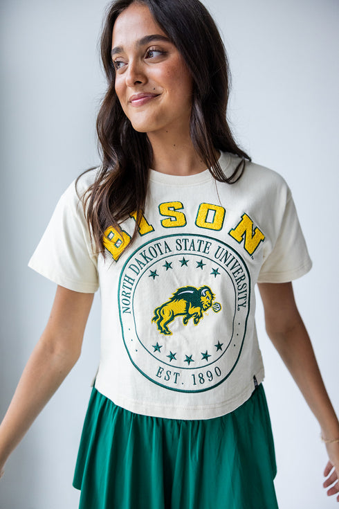 NDSU Sayler Star Heavyweight Crop Tee
